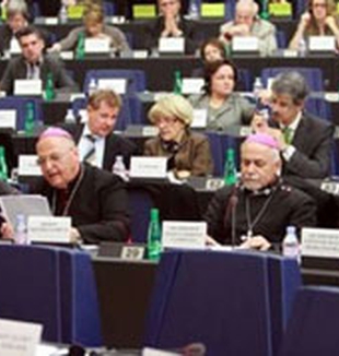 La intervención de los obispos iraquíes <br>en el Parlamento Europeo.