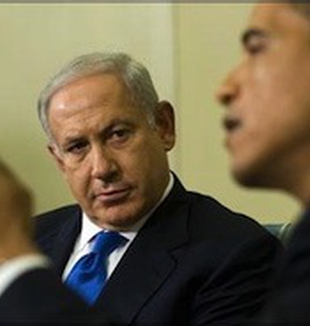 Obama con el premier israelí, Netanyahu. 