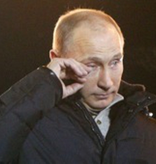 Vladimir Putin, tras conocer los resultados. 