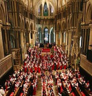 Los obispos anglicanos reunidos en Canterbury.