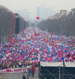 París, manifestación del 26 de mayo.