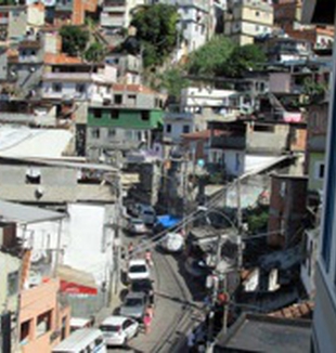 El barrio de Morro dos Cabritos, Copacabana.