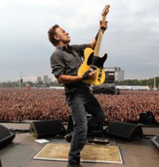 Bruce Springsteen en concierto.