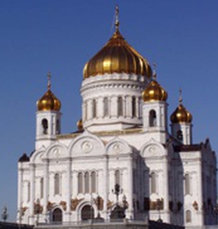 Moscú, catedral de Cristo Salvador.