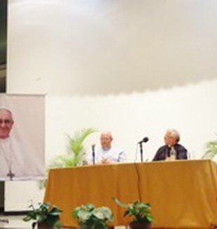 El encuentro con el Nuncio apostólico en Caracas.