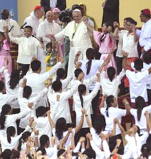 El Papa Francisco en Manila.