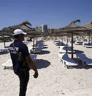 La playa de Sousse, en Túnez.