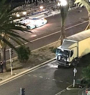 Niza, la Promenade des Anglais después del atentado.