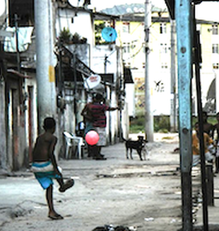 La favela Cidade de Deus en Río de Janeiro.