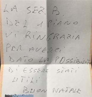 La nota de los presos de la cárcel de Opera (Milán) después de la Recogida de Alimentos
