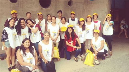 El grupo de voluntarios de la comunidad de CL en Santiago