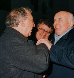 Don Giussani y Giovanni Testori en los años ochenta