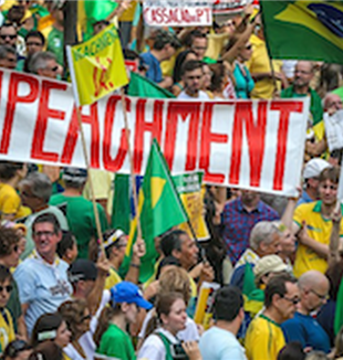 Manifestaciones en las calles de Brasil.
