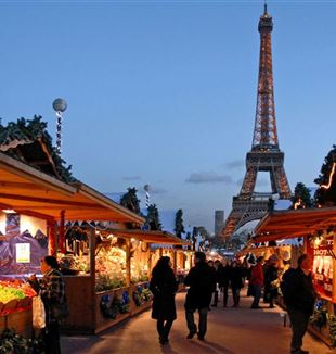 Mercadillo navideño en París