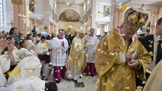 Primeras comuniones en la iglesia del Sagrado Corazón de Rakovsky