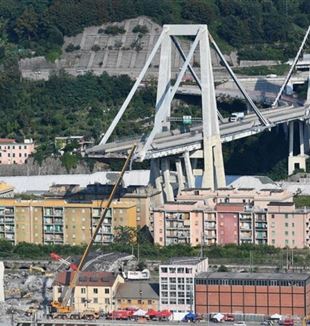 El puente Morandi en Génova