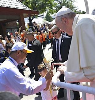 El Papa recibido en Tailandia