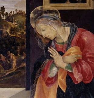 Filippino Lippi, Anunciación (1482), en el Palacio Marino de Milán hasta el 12 de enero
