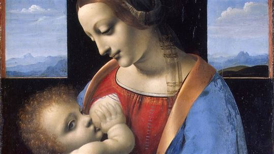 Leonardo, Madonna Litta (ca. 1940), en el Museo Poldi Pezzoli de Milán hasta el 10 de febrero