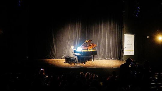 El concierto de Marcelo Cesena (foto de Rodrigo Canellas)