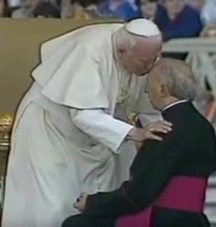 Don Giussani y Juan Pablo II