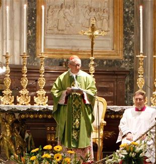El cardenal Pietro Parolin en Santa María la Mayor (Foto: Vito Sidoti)