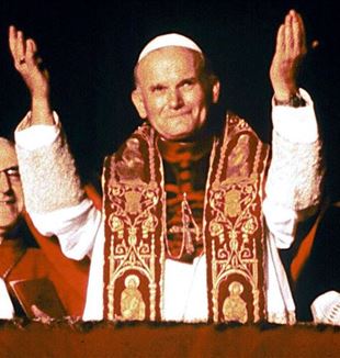 Juan Pablo II el día de su elección