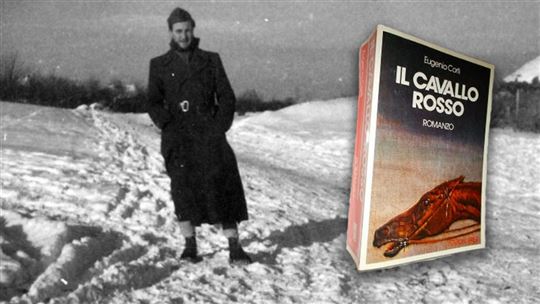 El autor de ''El caballo rojo'' en Rusia en 1942 (foto eugeniocorti.net)