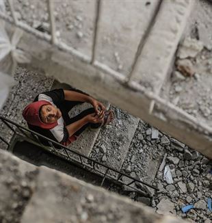 En una casa de Gaza (©Mahmoud Issa/SIPA-USA/Mondadori Portfolio)