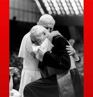 El abrazo entre Juan Pablo II y el cardenal Stefan Wyszyński (Foto: ServizioFotograficoOR/CPP)
