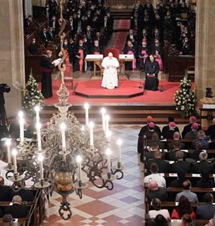 El Papa en la Catedral de San Martín en Bratislava (Foto: Catholic Press Photo)