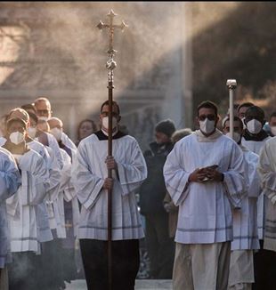 Procesión del Miércoles de ceniza (Foto: Massimiliano Migliorato/Catholic Press Photo)