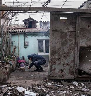 Casa bombardeada en Mariupol, 9 de marzo de 2022 (Foto: Ansa)