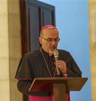 Monseñor Pierbattista Pizzaballa en la Vigilia de Pentecostés en Jerusalén