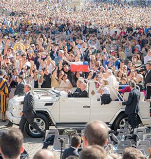 El papa Francisco en la audiencia con Comunión y Liberación (Foto: Daniele Giovannangeli/Fraternità di CL)