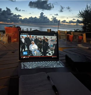 La audiencia del 15 de octubre por internet en las Bahamas