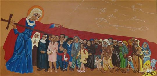 La obra de Vignazia en la Escuela Italiana Carmelita de Haifa