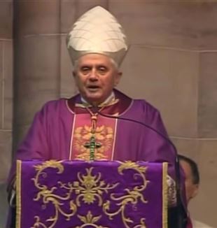 El cardenal Joseph Ratzinger