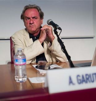 Alberto Garutti en el Meeting de Rímini 2015 (Foto: Meeting di Rimini)