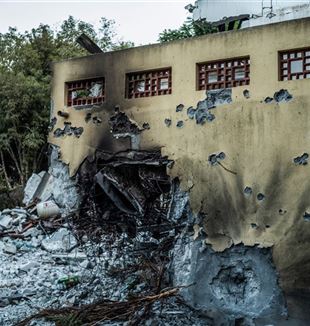 Kibutz de Be'eri tras el ataque del 7 de octubre (Ansa-Dpa/Ilia Yefimovich)