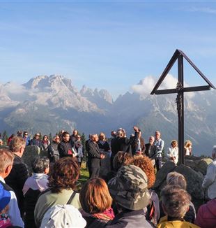 La ceremonia en Malga Ritorto (Trento)