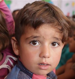 Tierra Santa. La atención psicosocial a niños en Jerusalén, Belén y Jericó es uno de los nueve proyectos de la campaña de este año (foto AVSI)