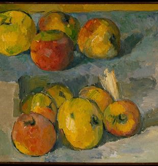 Paul Cézanne, "Manzanas", 1878-79. Metropolitan Museum, Nueva York